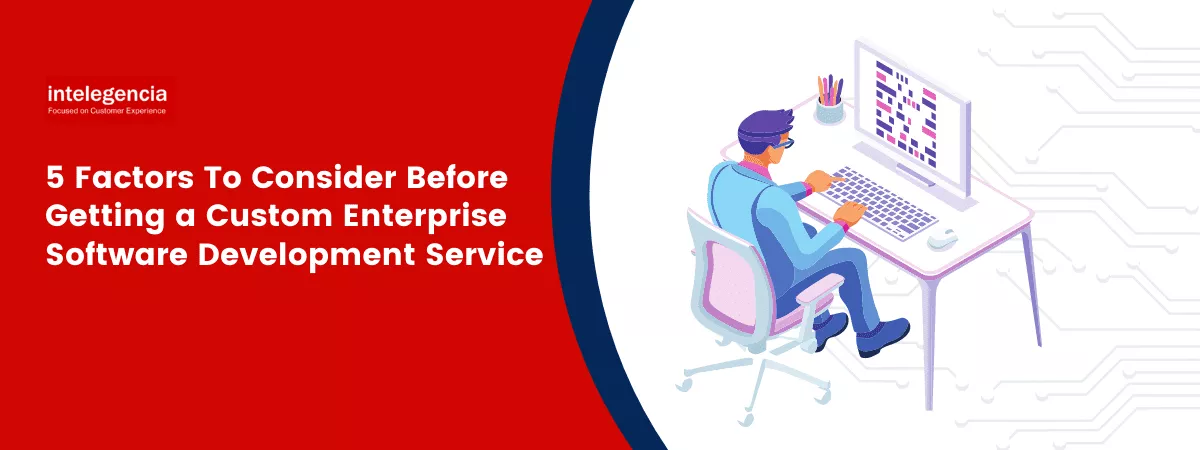 Banner - 5 Factors to Consider Before Getting a Custom Enterprise Software Development Service